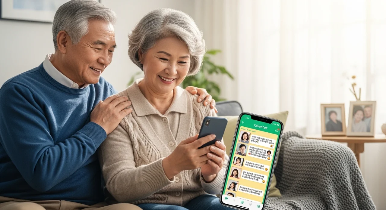 왜 70대 부모님께 카카오톡 단톡방이 필요한가요?