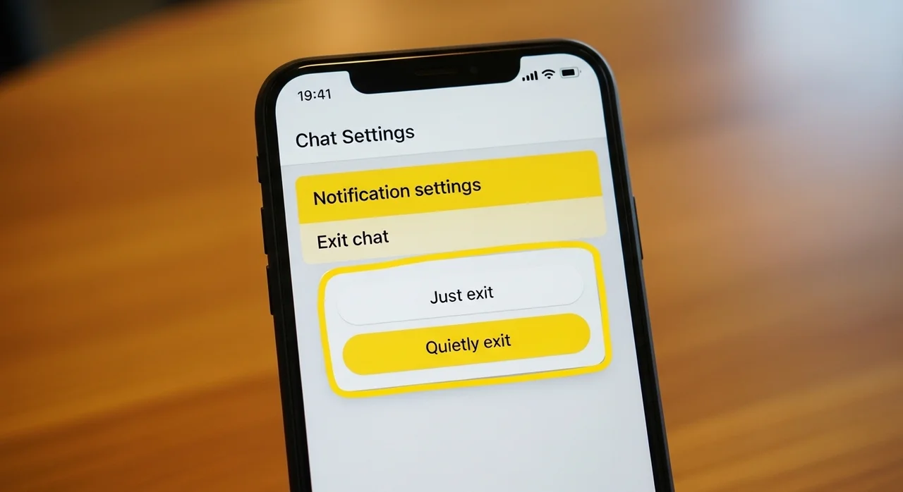 스마트한 단톡방 관리: 알림 설정과 조용히 나가기