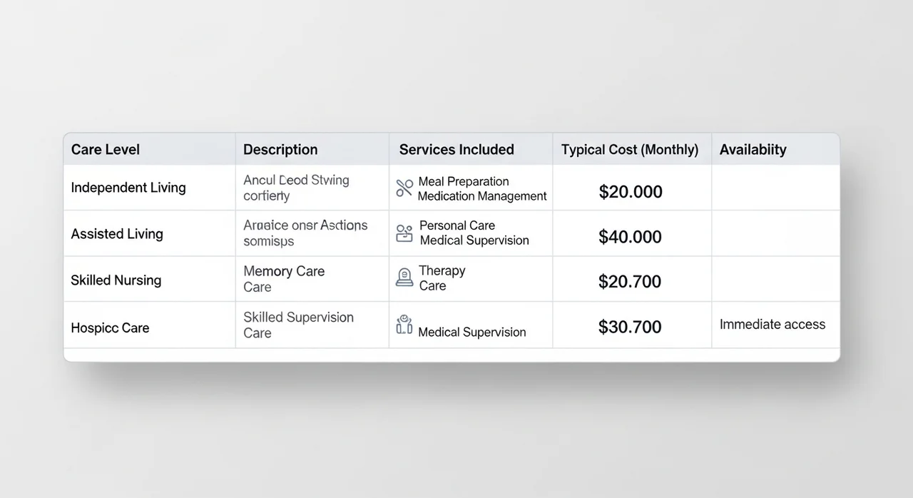 한눈에 비교하는 장기요양등급별 혜택