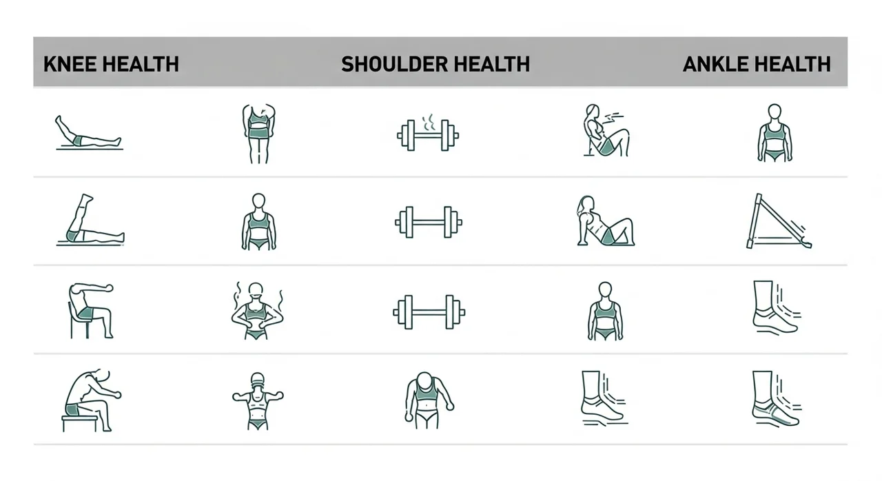 부위별 관절 관리 중점 포인트