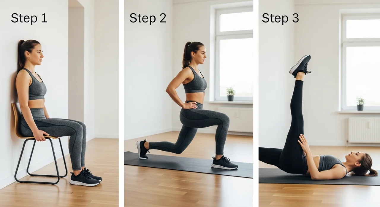 무릎을 보호하는 하체 강화 3단계