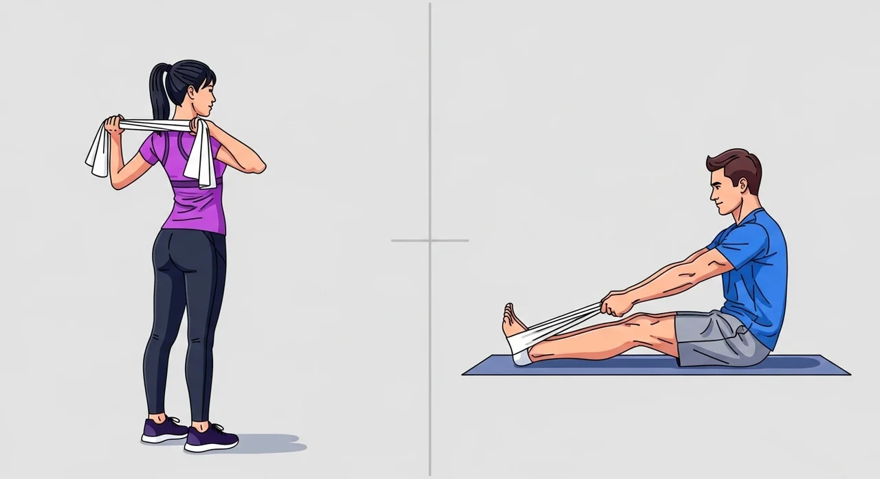 어깨와 발목을 위한 필수 스트레칭