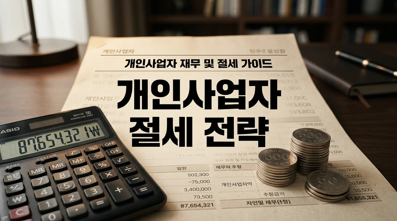 개인사업자 절세 방법: 실전에서 바로 쓰는 세금 절약 전략
