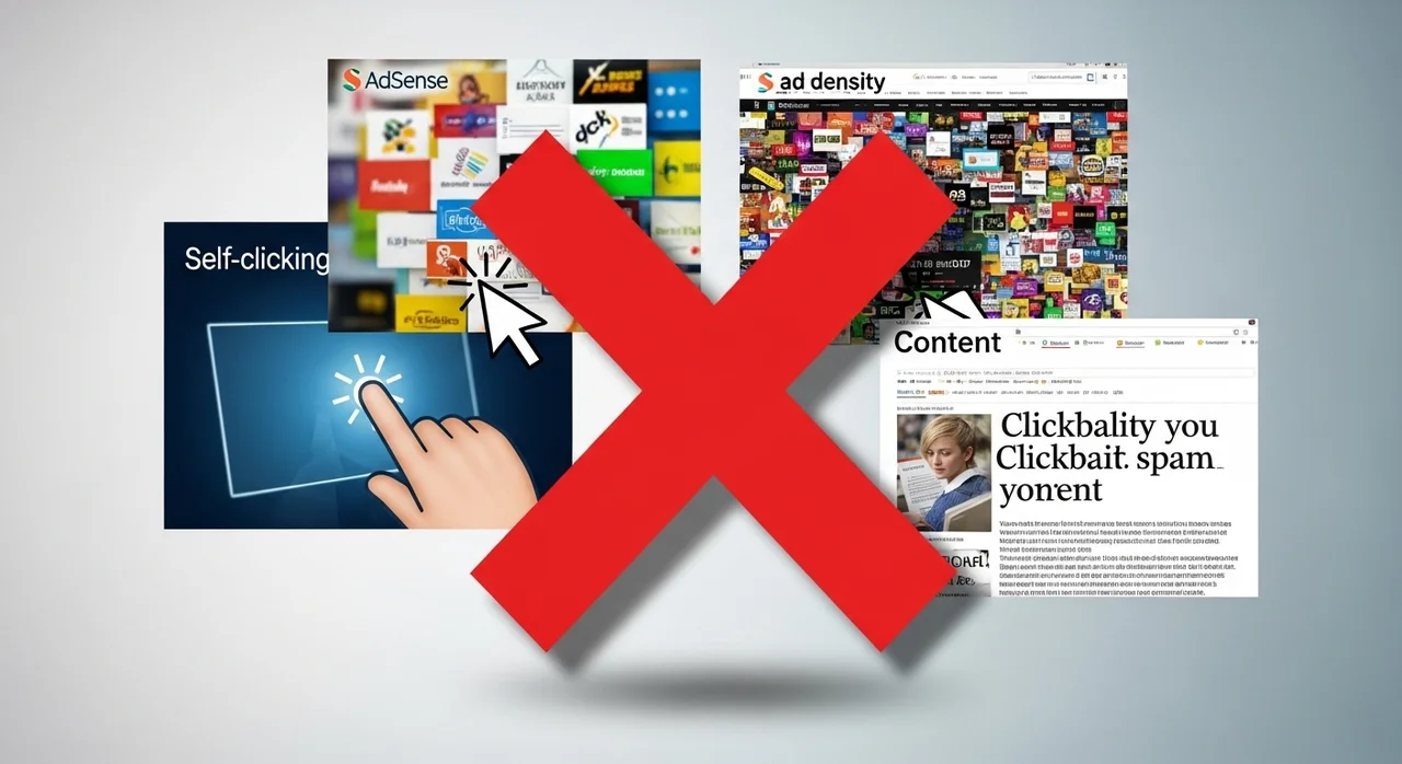 피해야 할 애드센스 정책 위반 및 흔한 실수