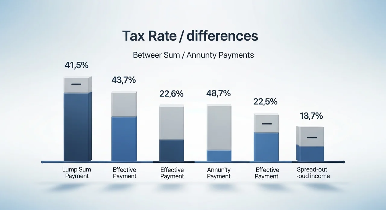 일시금 수령 vs 연금 수령 세금 비교