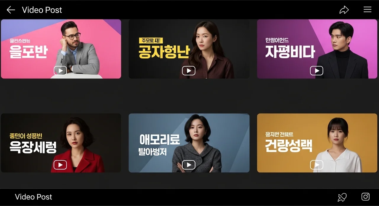 조회수가 폭발하는 플랫폼별 맞춤형 썸네일 문구 공식