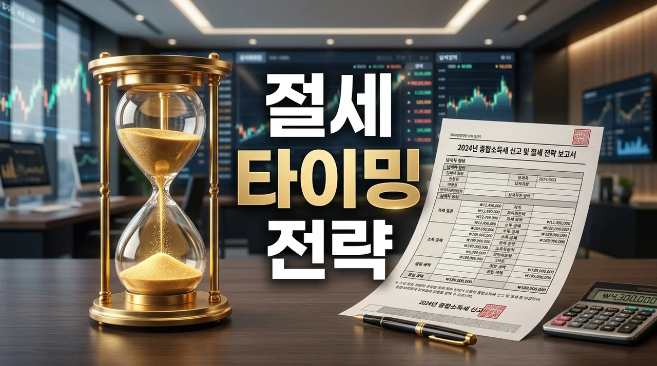 절세 타이밍 전략: 세금을 획기적으로 줄이는 최적의 시기 결정법