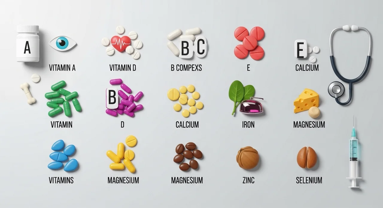 나이별, 증상별 필수 건강식품 요약