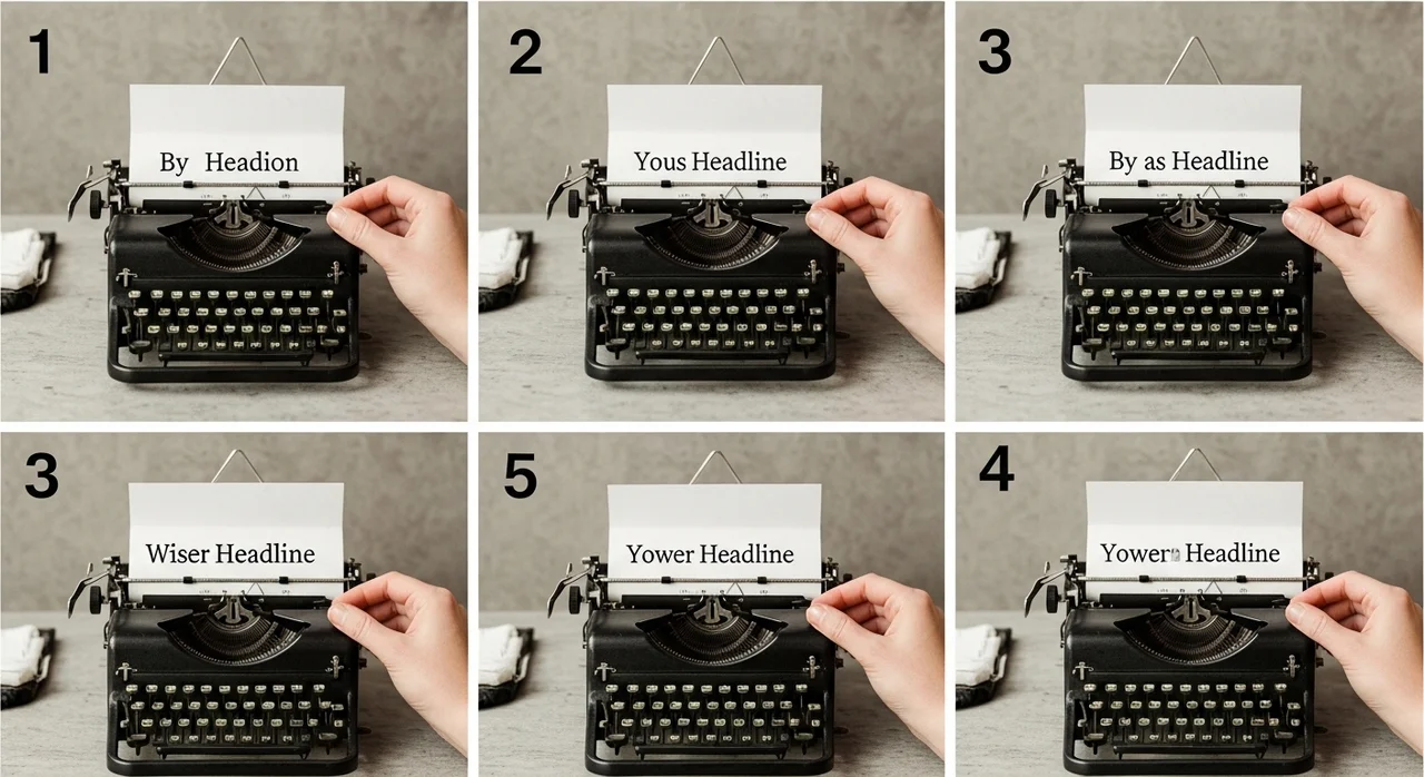 황금 키워드를 활용한 제목 작성 4단계