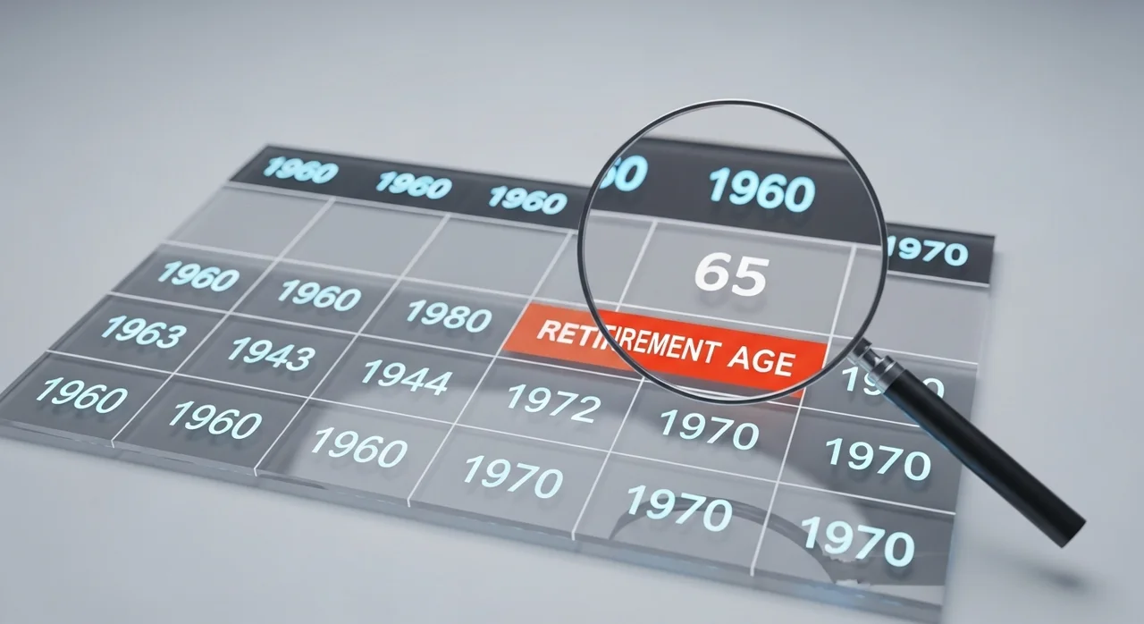 출생연도별 조기수령 가능 나이 확인하기