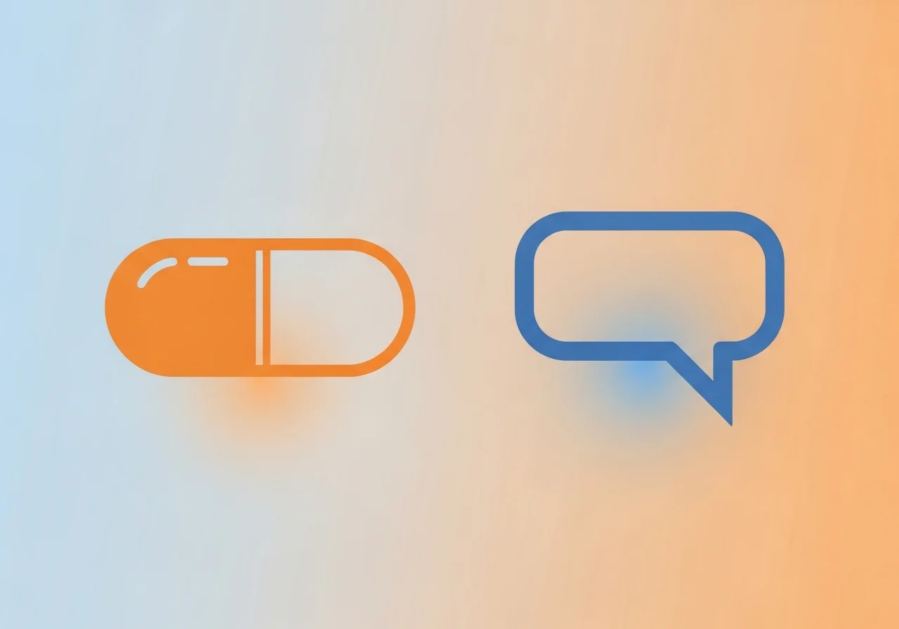 약물 치료 vs 심리 상담, 어떤 것이 더 효과적일까요?