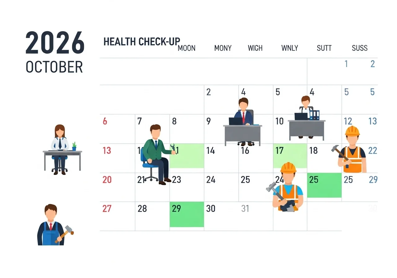 대상자별 검진 주기 및 비용 비교