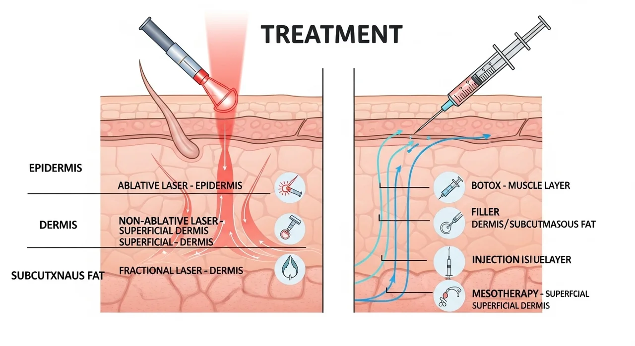 눈처짐 개선 시술 종류별 핵심 비교표