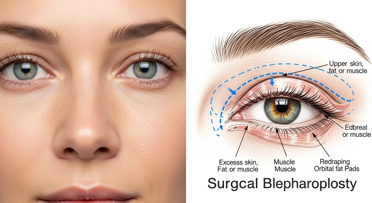 비수술 리프팅 vs 눈상안검 수술, 어떤 게 좋을까?