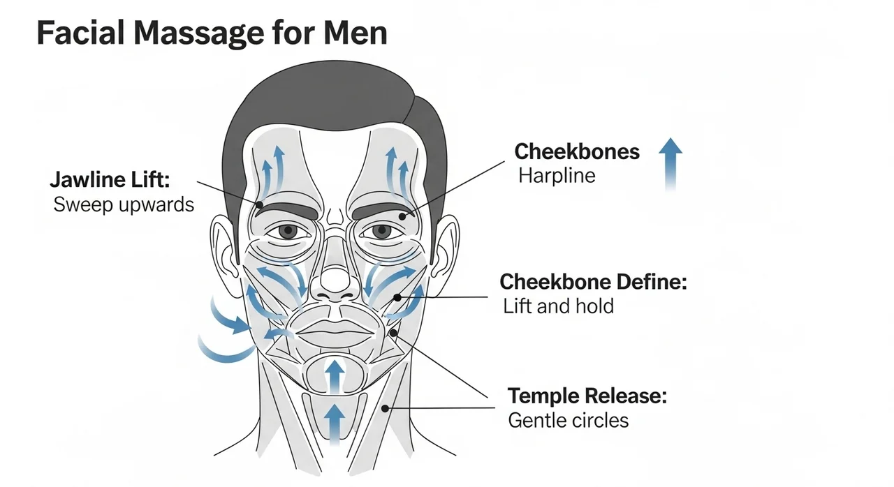 팔자주름을 펴주는 3분 마사지 가이드