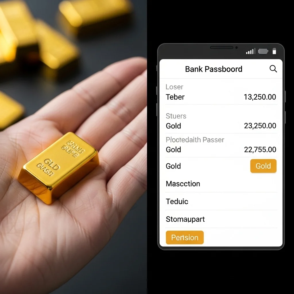 실물 금 vs 금통장, 무엇을 선택할까?