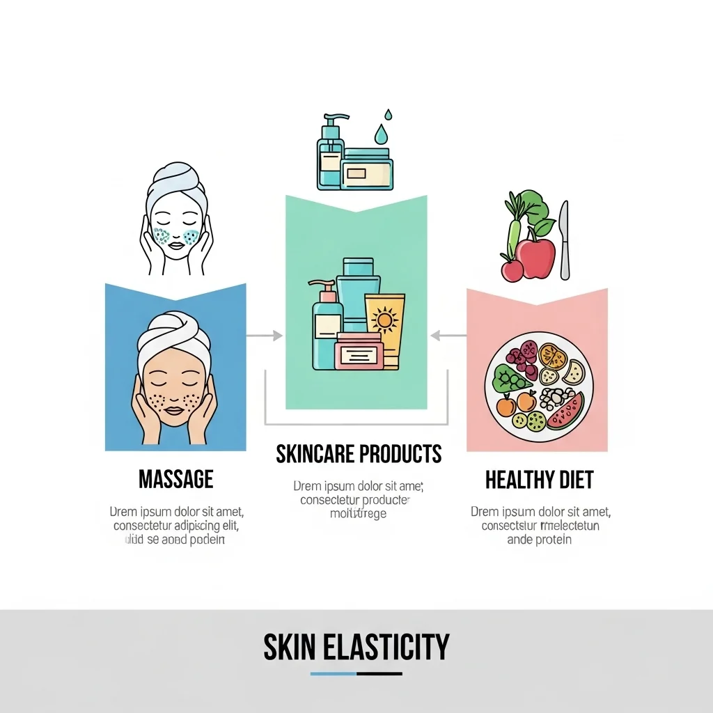 한눈에 보는 피부탄력 강화 핵심 3요소
