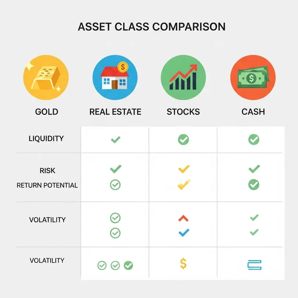 인플레이션 시기 자산별 수익률 비교
