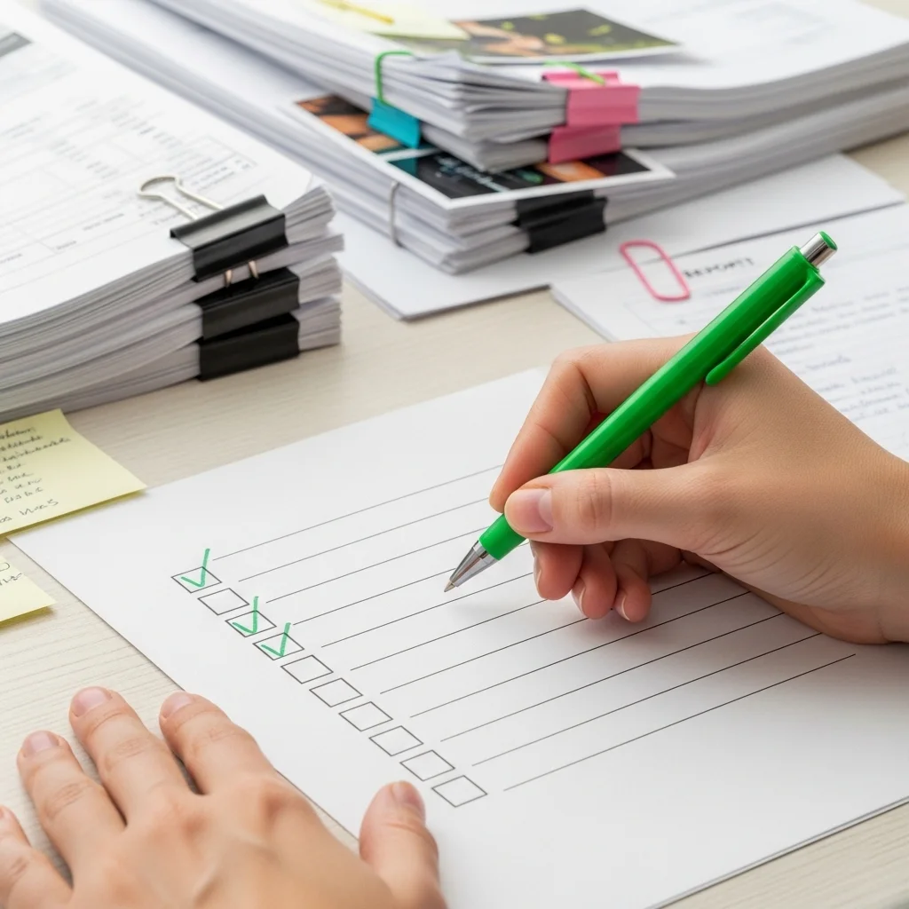 필요 서류 체크리스트