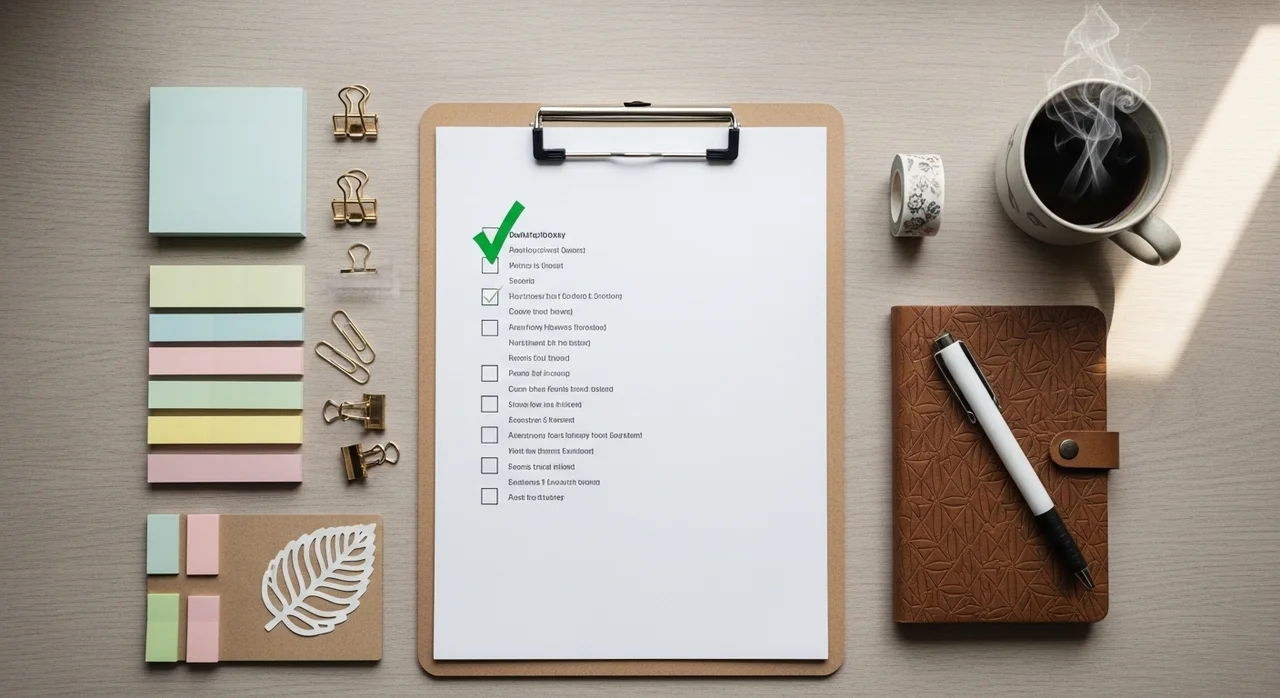 무엇을 적을까? 중년 기록 필수 체크리스트