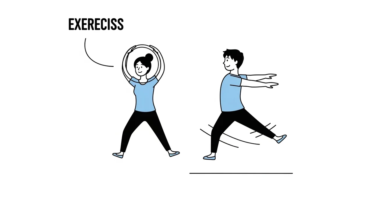 따라만 하세요! 하루 20분 실전 운동 스텝