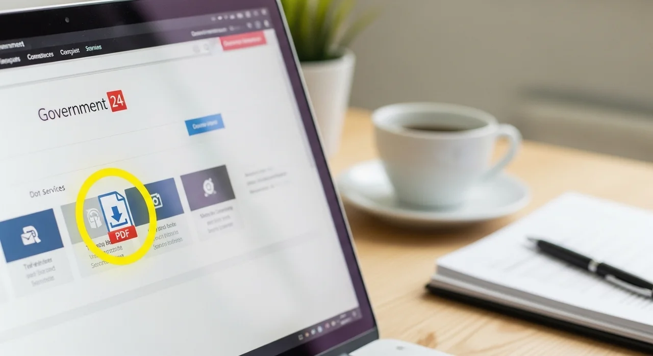 정부24에서 PC로 PDF 저장 및 출력하기