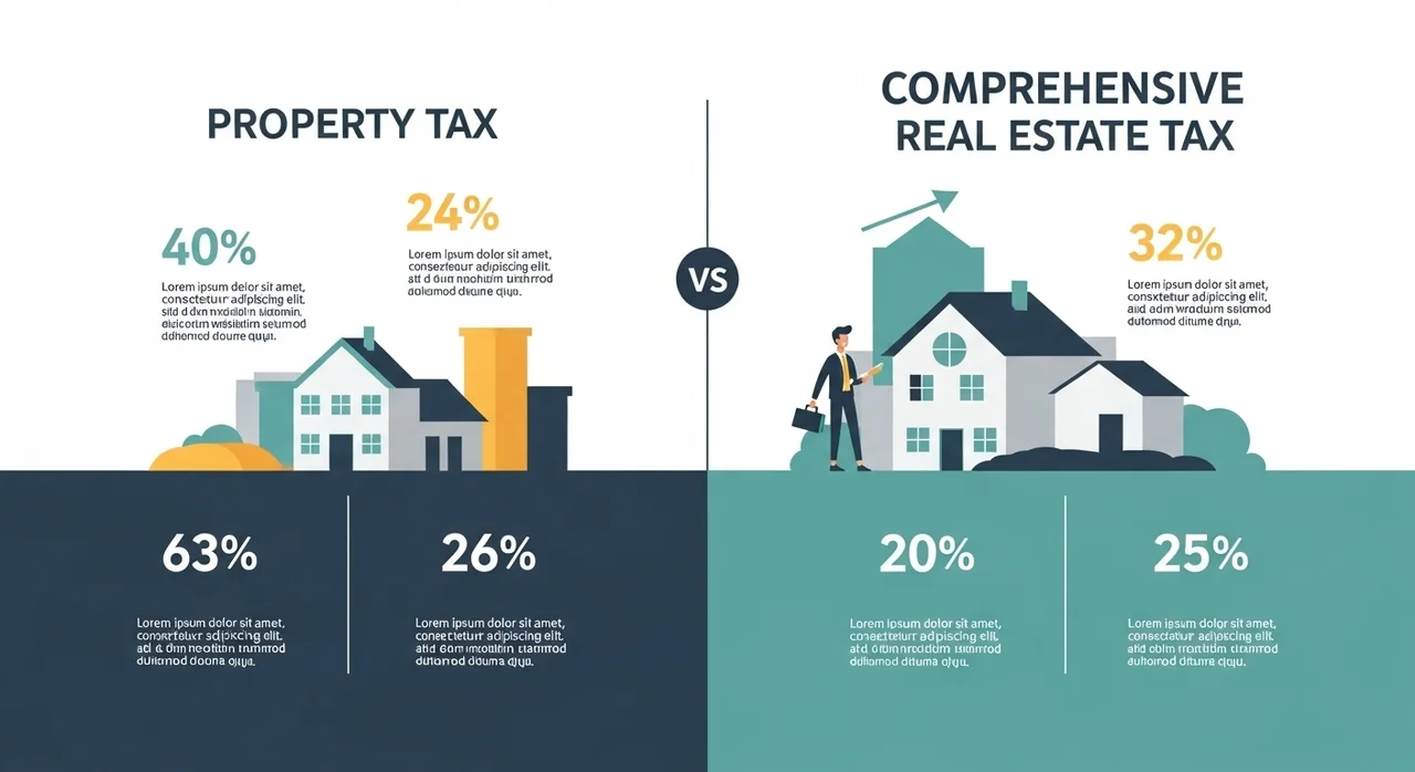 보유세의 두 축, 재산세와 종부세 완벽 비교