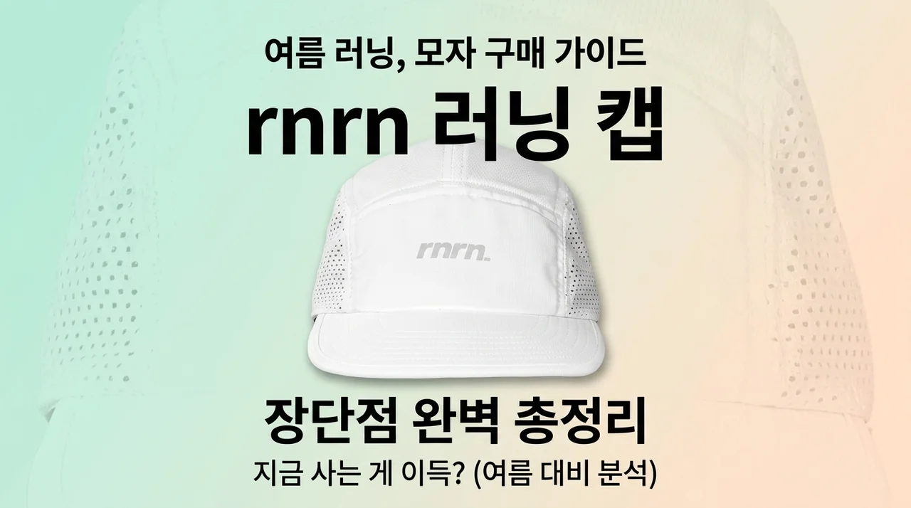 rnrn 러닝모자 장단점 총정리 — 여름 러닝, 지금 사는 게 이득일까요?