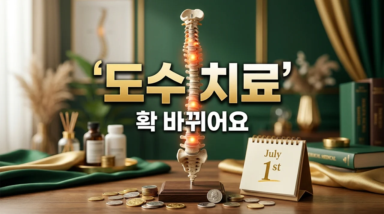 7월부터 확 바뀌는 도수치료, 가격·횟수·실손보험 총정리!