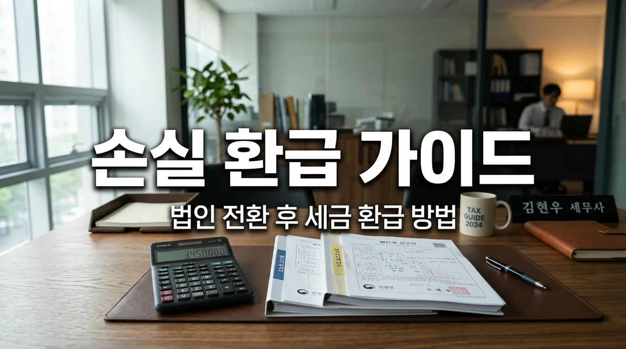 개인사업자 법인 전환 후 손실 환급받는 방법과 이월결손금 승계 가이드