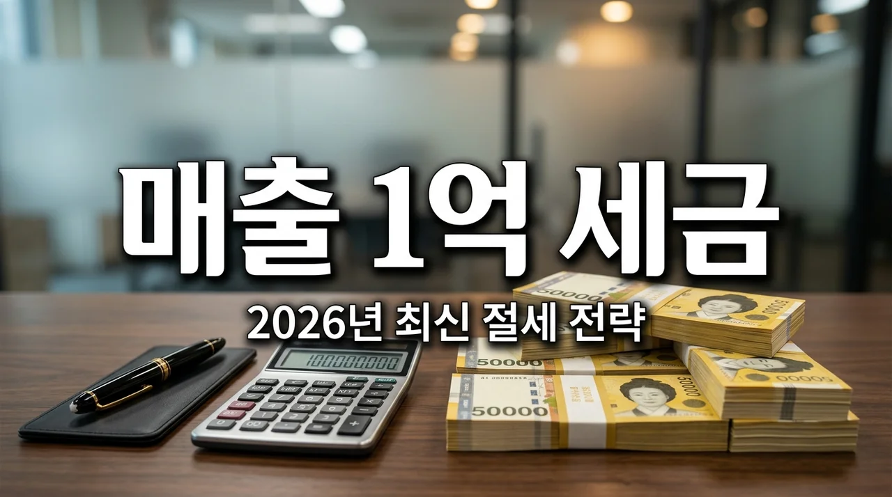 개인사업자 연 1억 세금 얼마 낼까? 2026년 최신 세액 및 절세 가이드