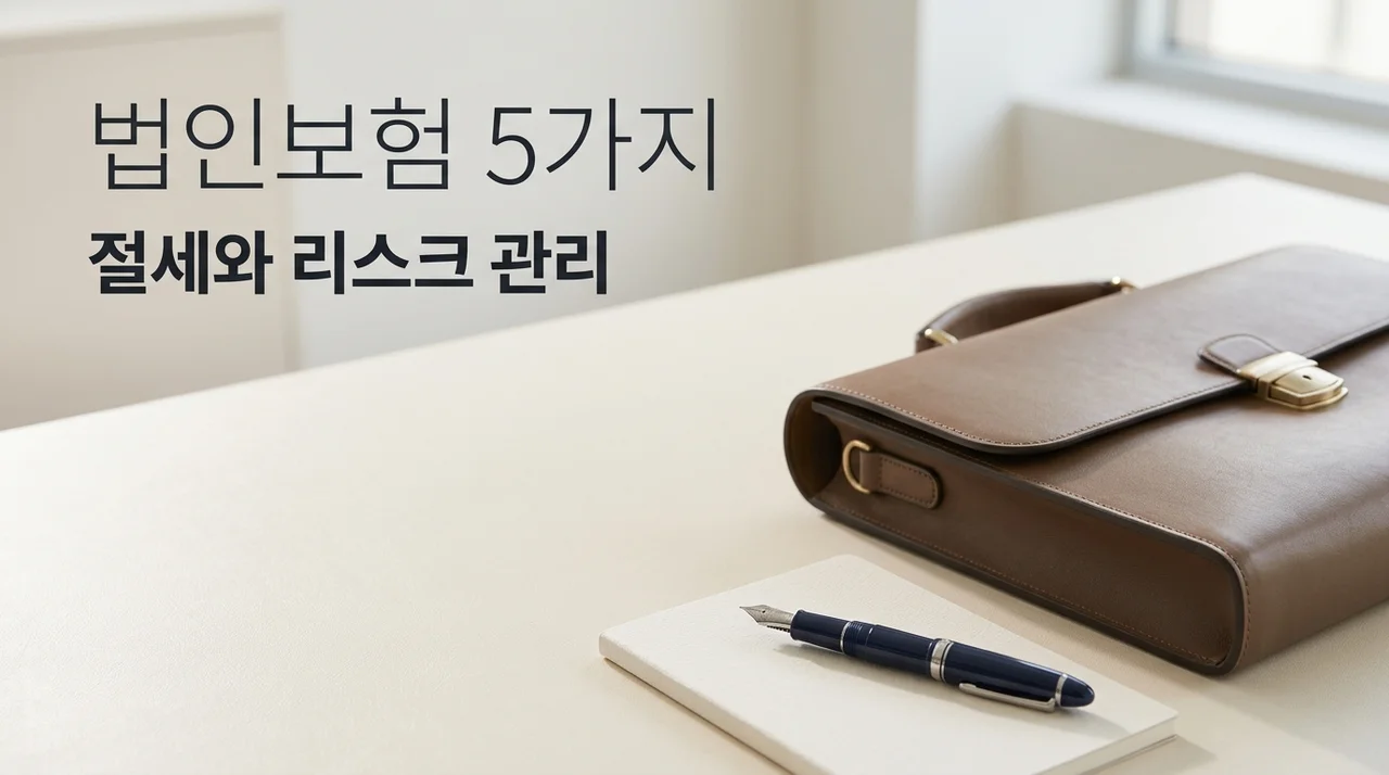 법인사업자 필수 보험 5가지 — 1순위부터 5순위까지 완벽 가이드