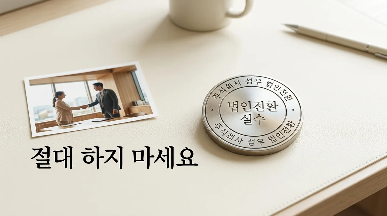 개인사업자 법인 전환 후 실수 5가지: 과태료 피하는 핵심 체크리스트