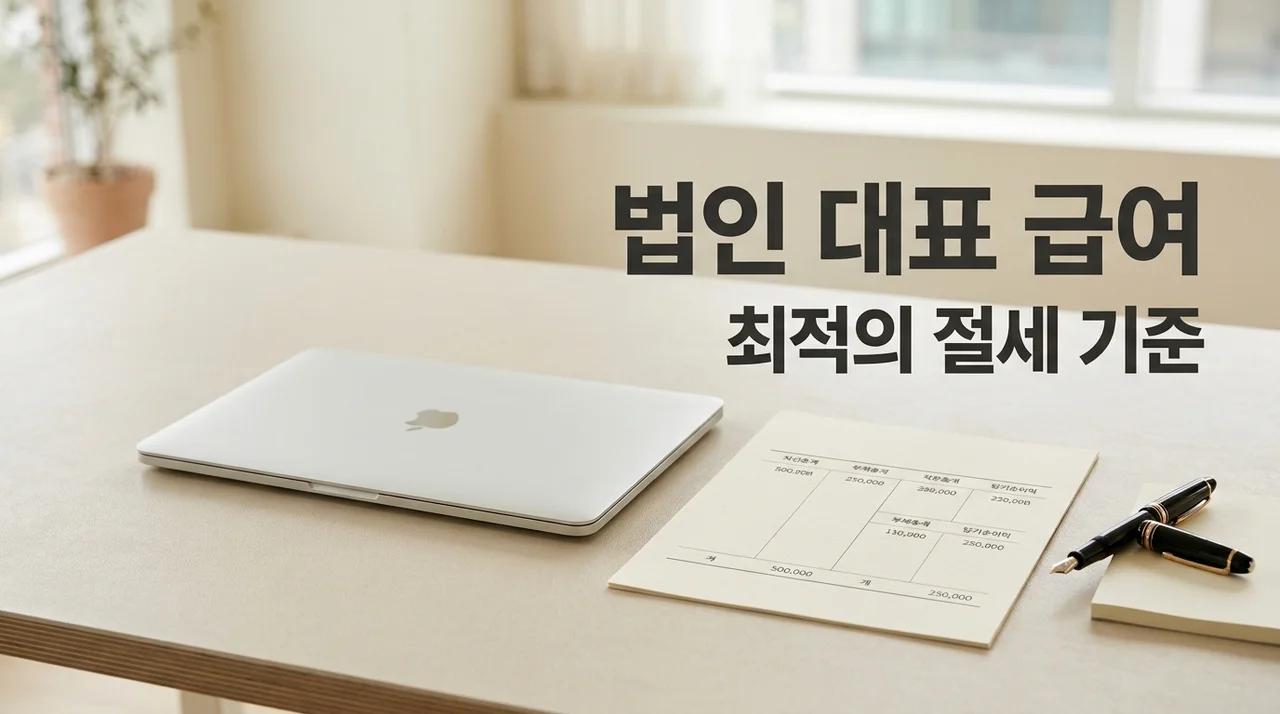 1인 법인 설립 급여 책정 기준, 세금·건보료 아끼는 최적의 구간은?
