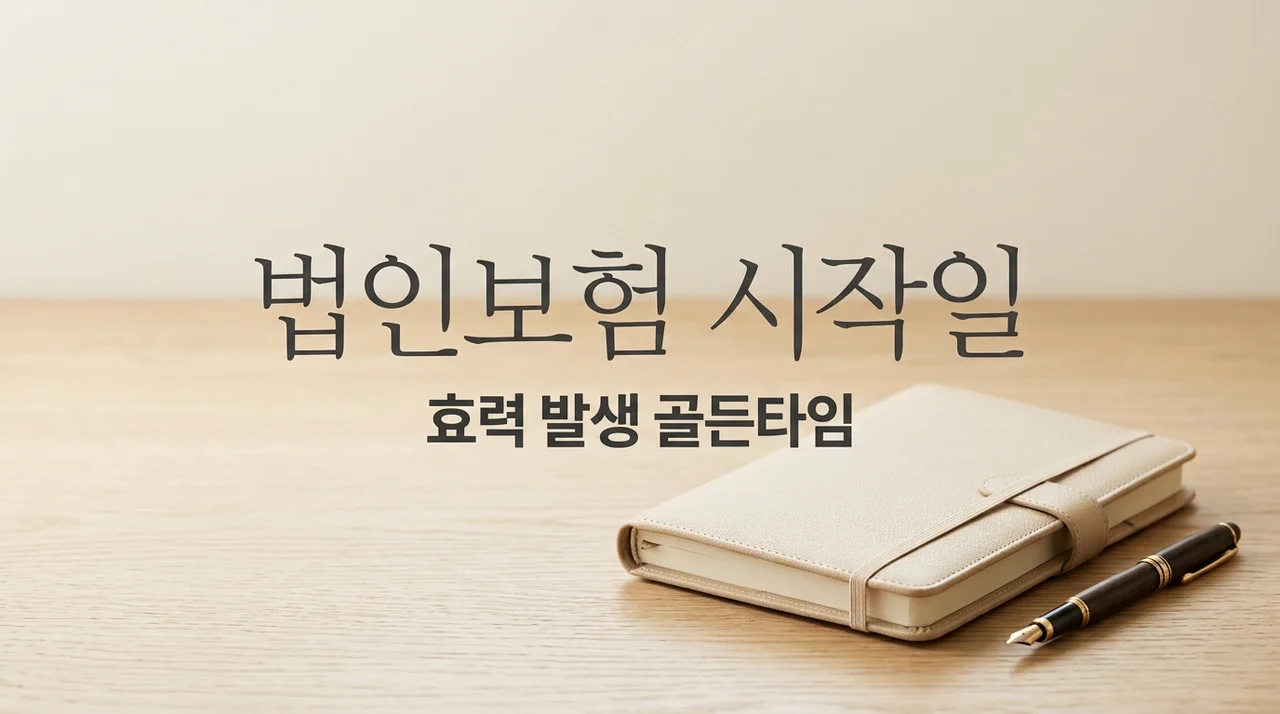 법인사업자 보험 효력 발생 시기, 가입 전 꼭 확인해야 할 타이밍