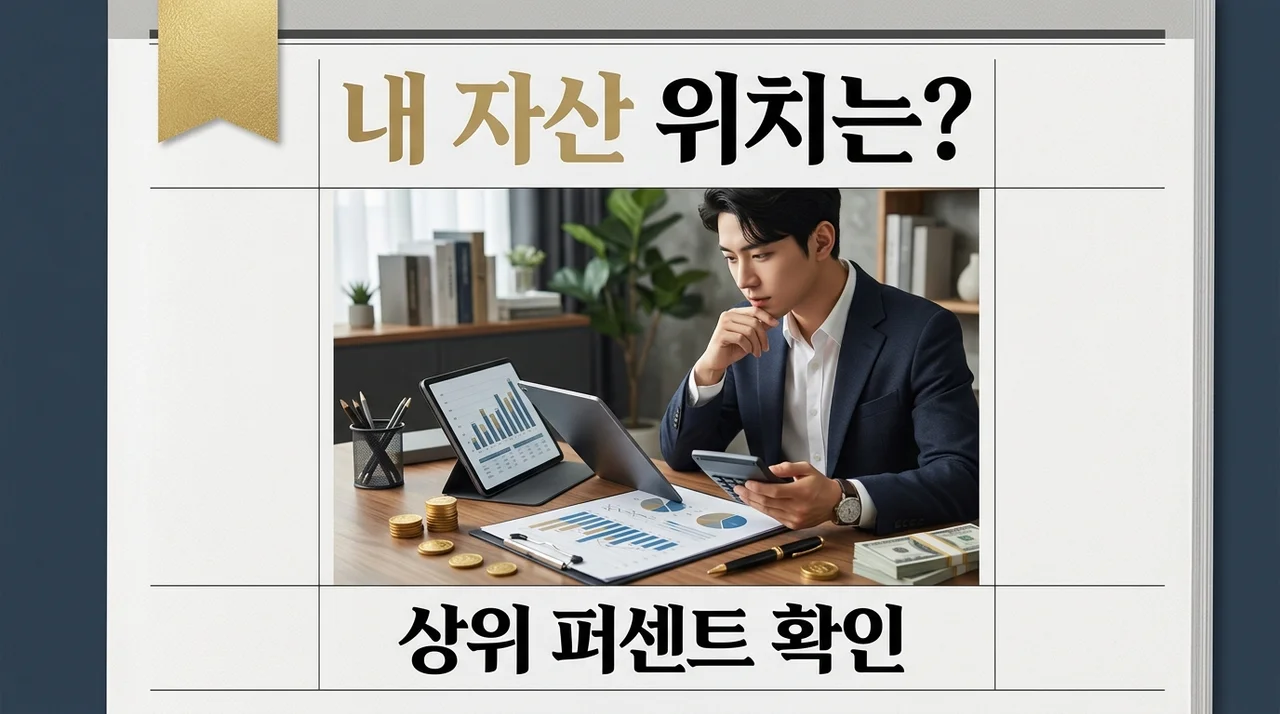 대한민국 순자산, 나는 상위 몇 퍼센트일까? (2024년 최신)