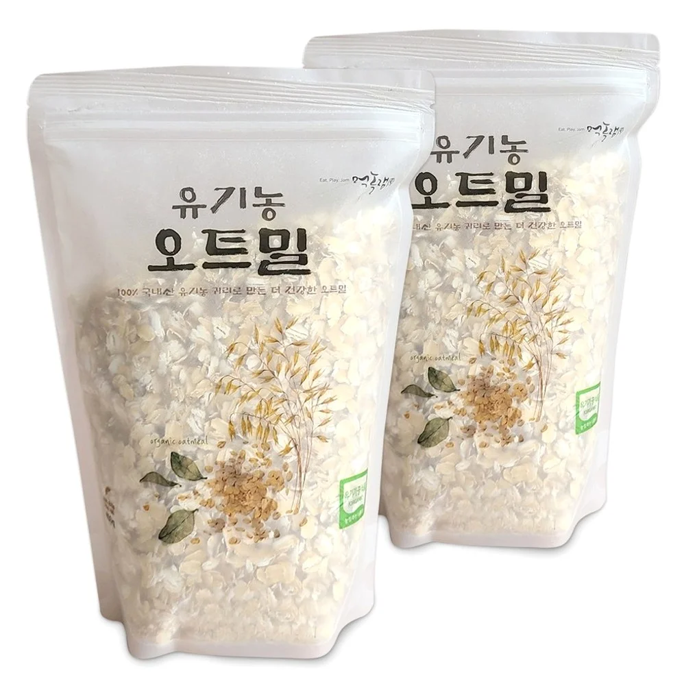 먹놀잼 유기농 오트밀