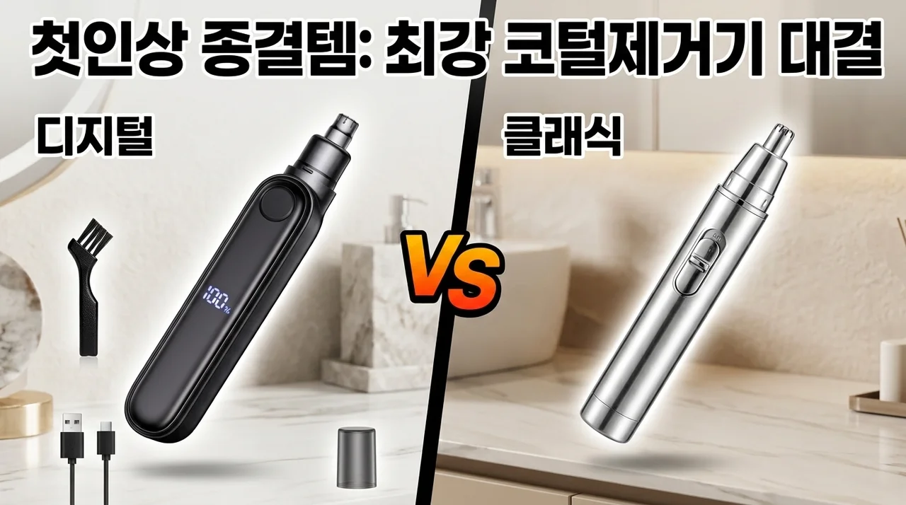 코털제거기 AMSKY vs 가와사키 M-9 비교, 깔끔한 첫인상 종결템 추천