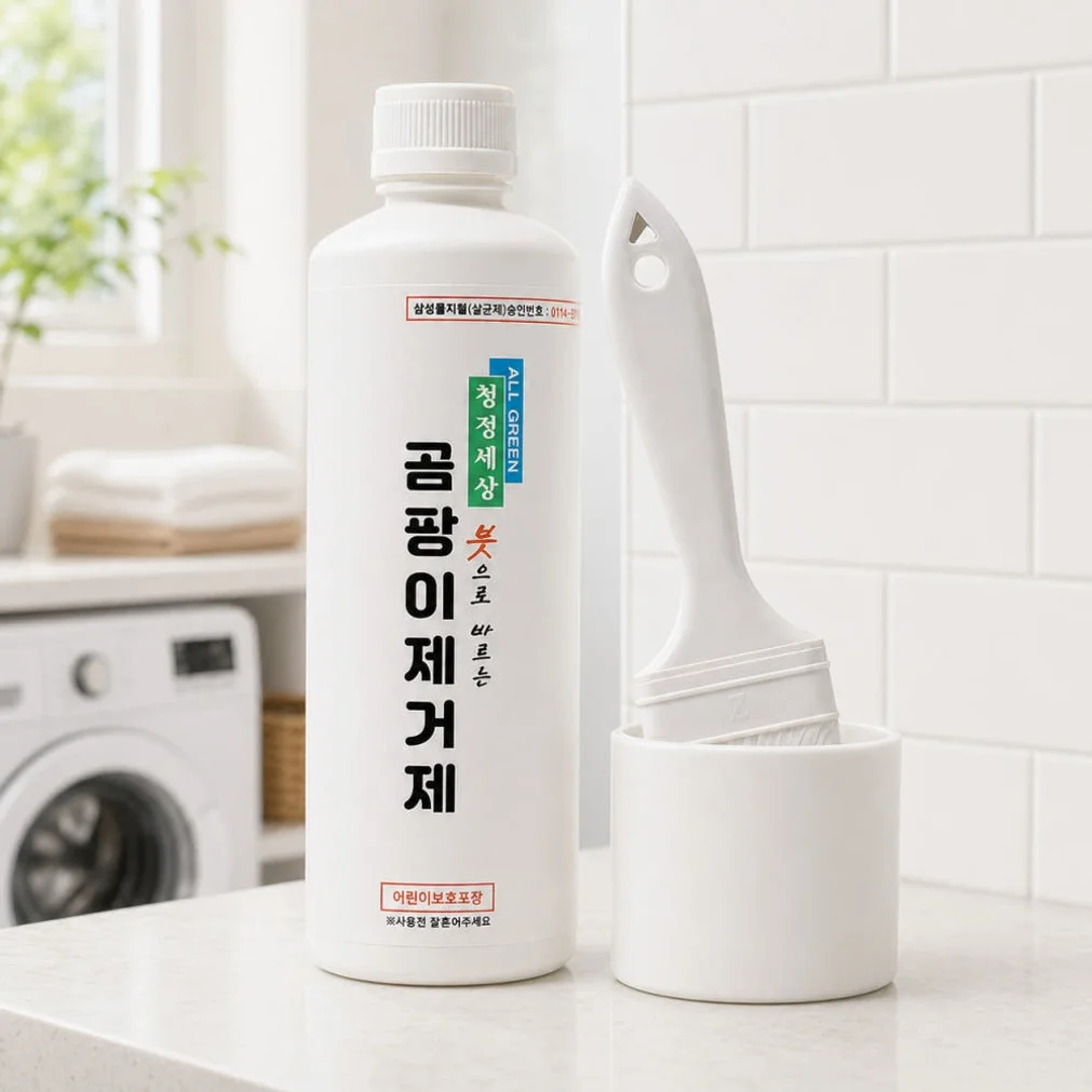 청정세상 청정세상 바르는 곰팡이 제거제 방지 벽지 실리콘 욕실 베란다 500g, 1개 상세 이미지 3