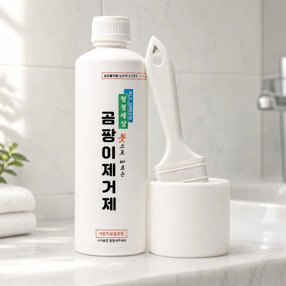 청정세상 청정세상 바르는 곰팡이 제거제 방지 벽지 실리콘 욕실 베란다 500g, 1개 상세 이미지 4