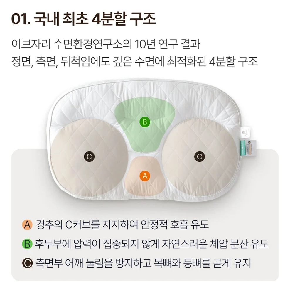 슬립앤슬립 아이유 깊은잠 베개 S (+냉감 베개커버1P) 상세 이미지 1