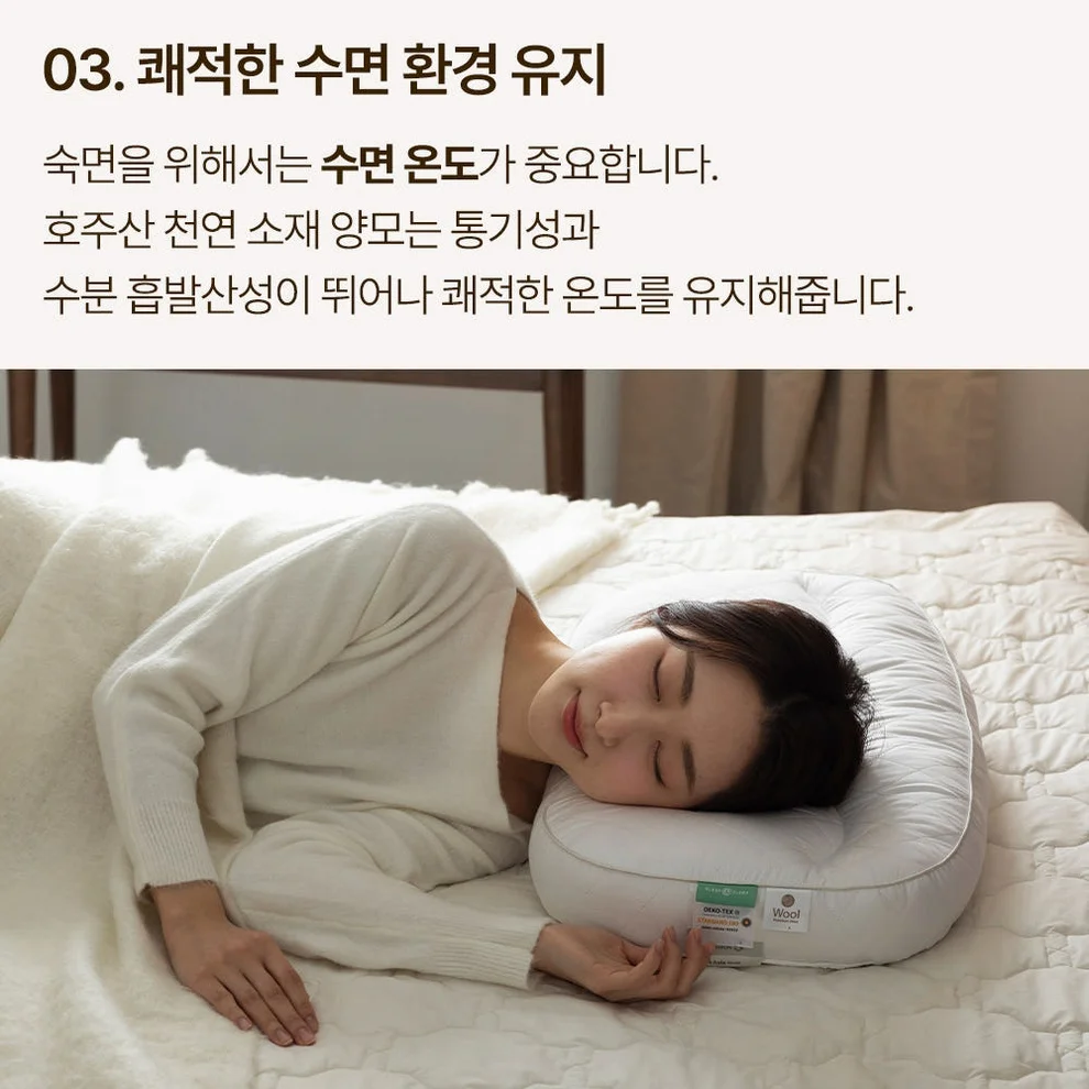 슬립앤슬립 아이유 깊은잠 베개 S (+냉감 베개커버1P) 상세 이미지 6
