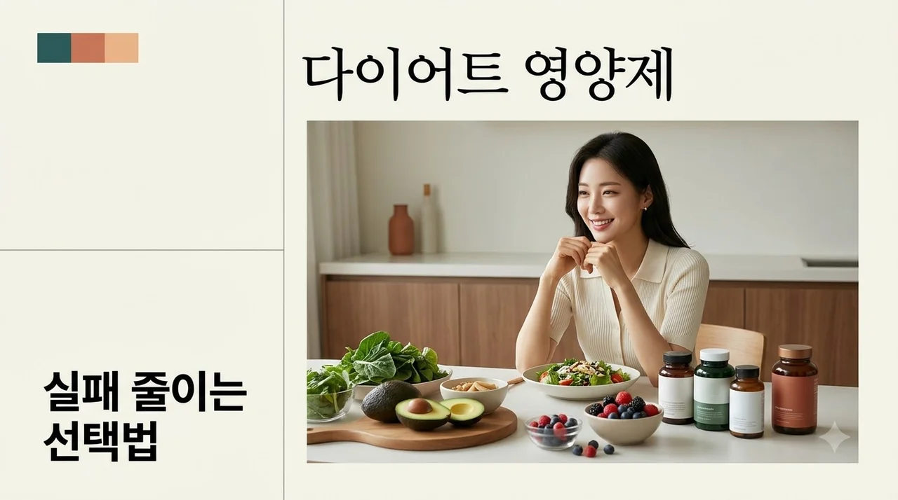 다이어트 영양제, 실패 줄이는 똑똑한 선택과 복용법