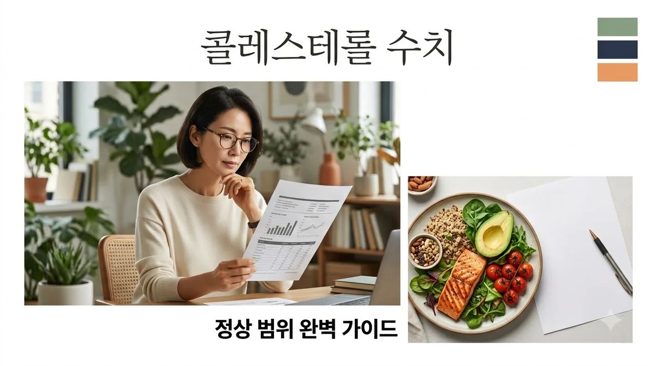 콜레스테롤 수치표 읽는 법: HDL, LDL, 중성지방 정상 수치 완벽 가이드