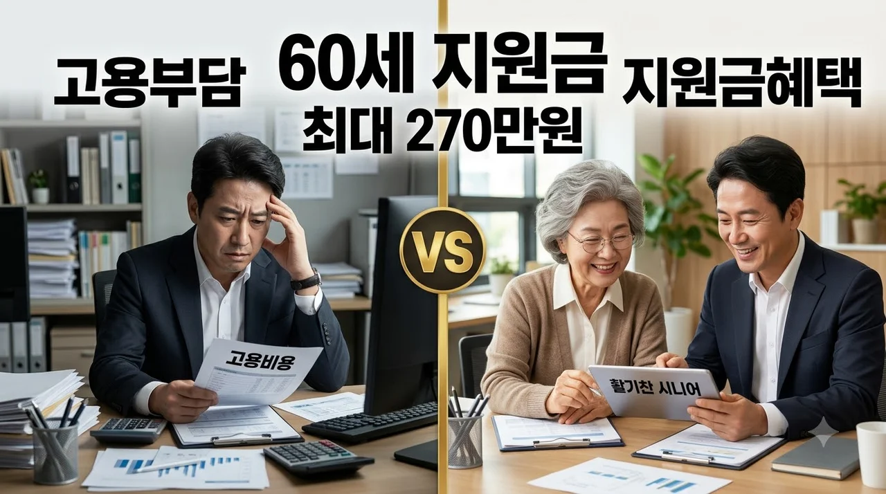 60세 이상 기업 지원금 최대 270만원! 2026년 시니어 인턴십 신청 가이드