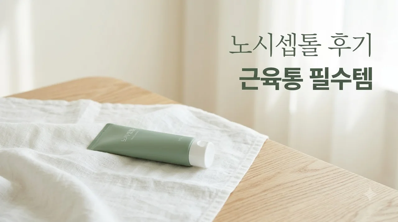 노시셉톨 효과 있을까? 2026년 근육통 관절염 필수템 고실장 사용 후기