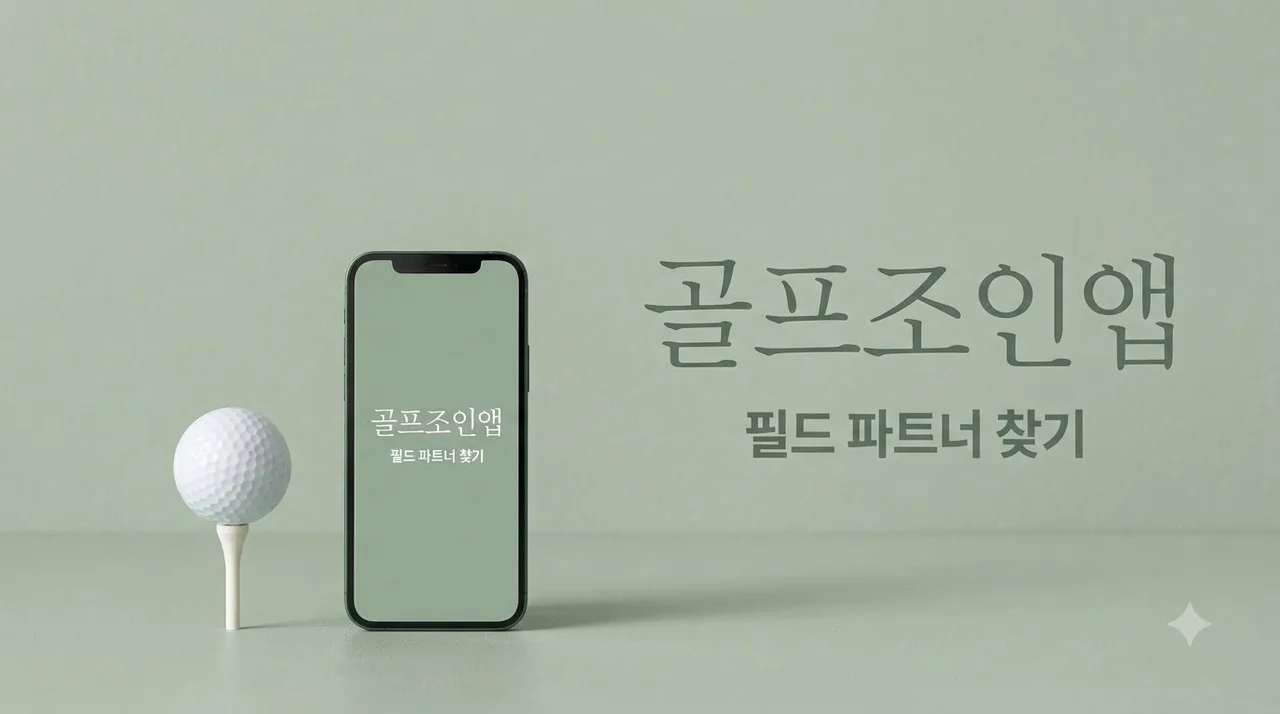 골프조인앱 추천 2026년 버전 | 1인 라운딩도 당당하게!