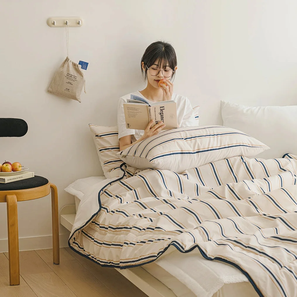 [네이버단독] 바자르 이불 냉감 썸머빌리지 먼지없는 양면 여름 차렵이불 SS 상세 이미지 5