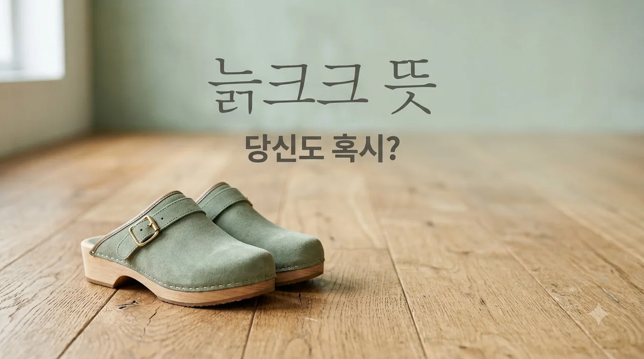 늙크크 뜻 2026년 유행어 완전 정복! 영크크와 차이는?