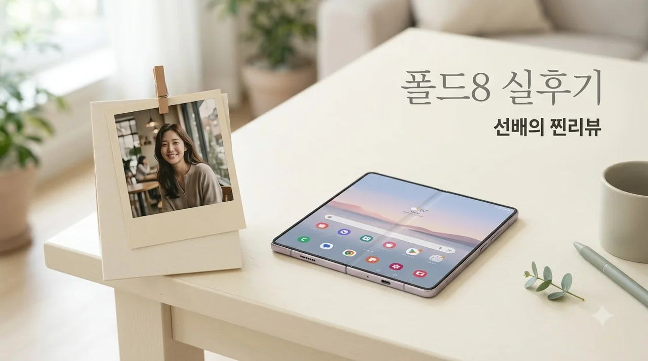 갤럭시 폴드8 실사용 한 달 후기, 2026년 폴더블 종결자네요